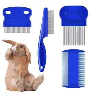 Pack of 4 Flea and Lice Combs